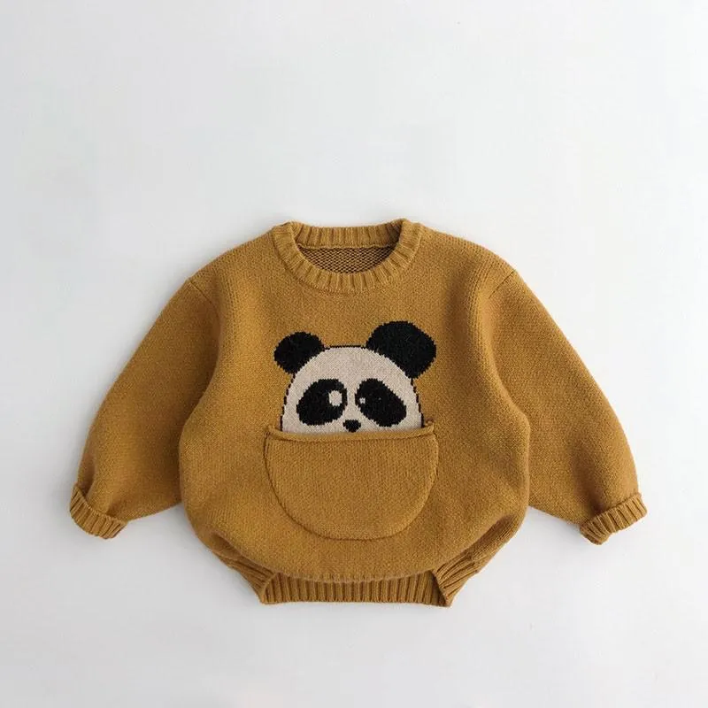 Animal Knit Pocket Jumpers