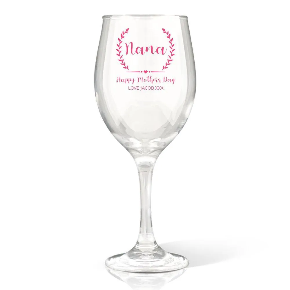 Crest Wine Glass