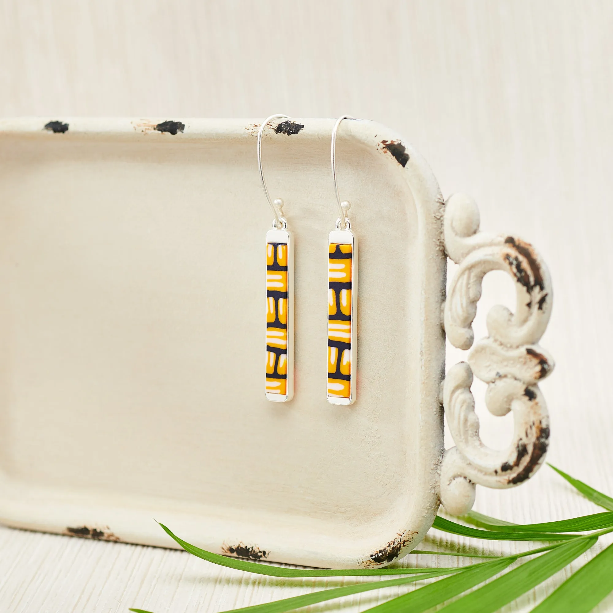French Quarter Reversible Mini Bar Earrings