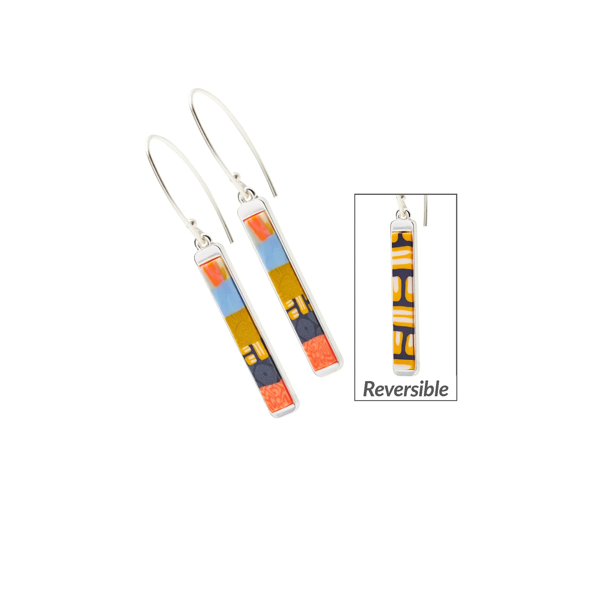French Quarter Reversible Mini Bar Earrings