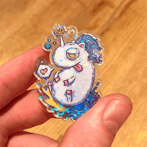 Holographic Acrylic Charms
