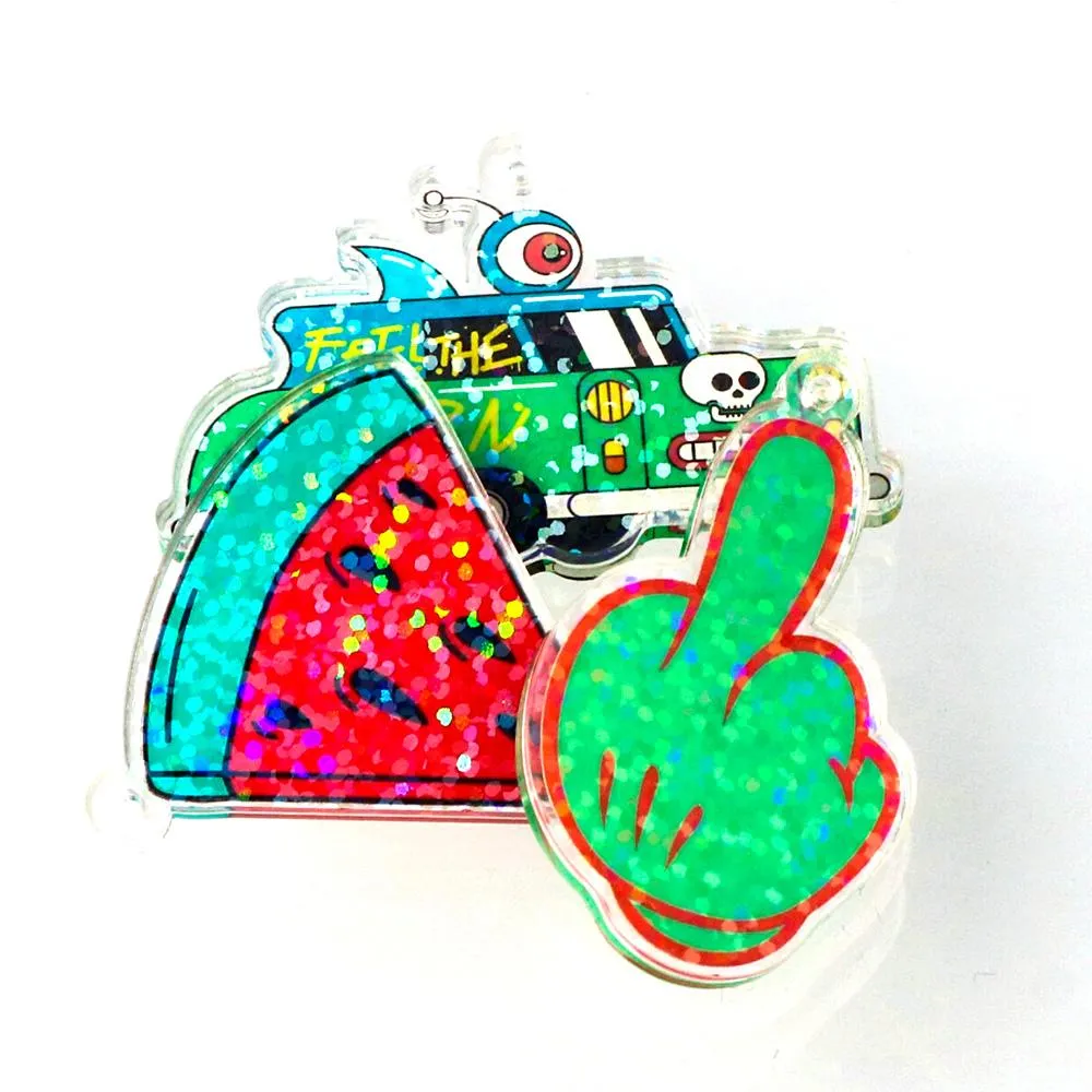 Holographic Acrylic Charms