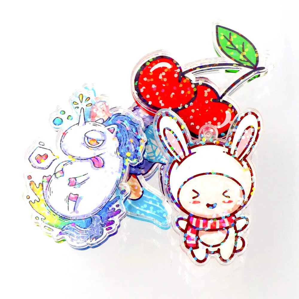 Holographic Acrylic Charms