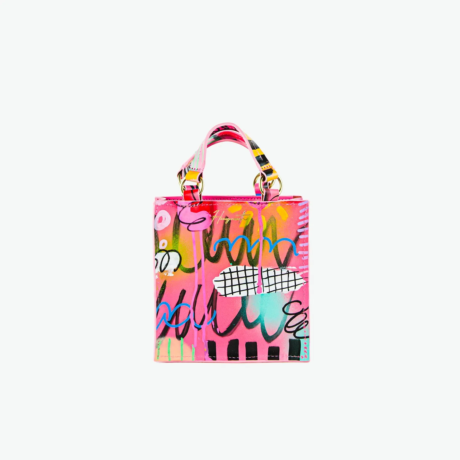 Honeymouth x Where is Frances Mini Zoe Tote - Bubblegum