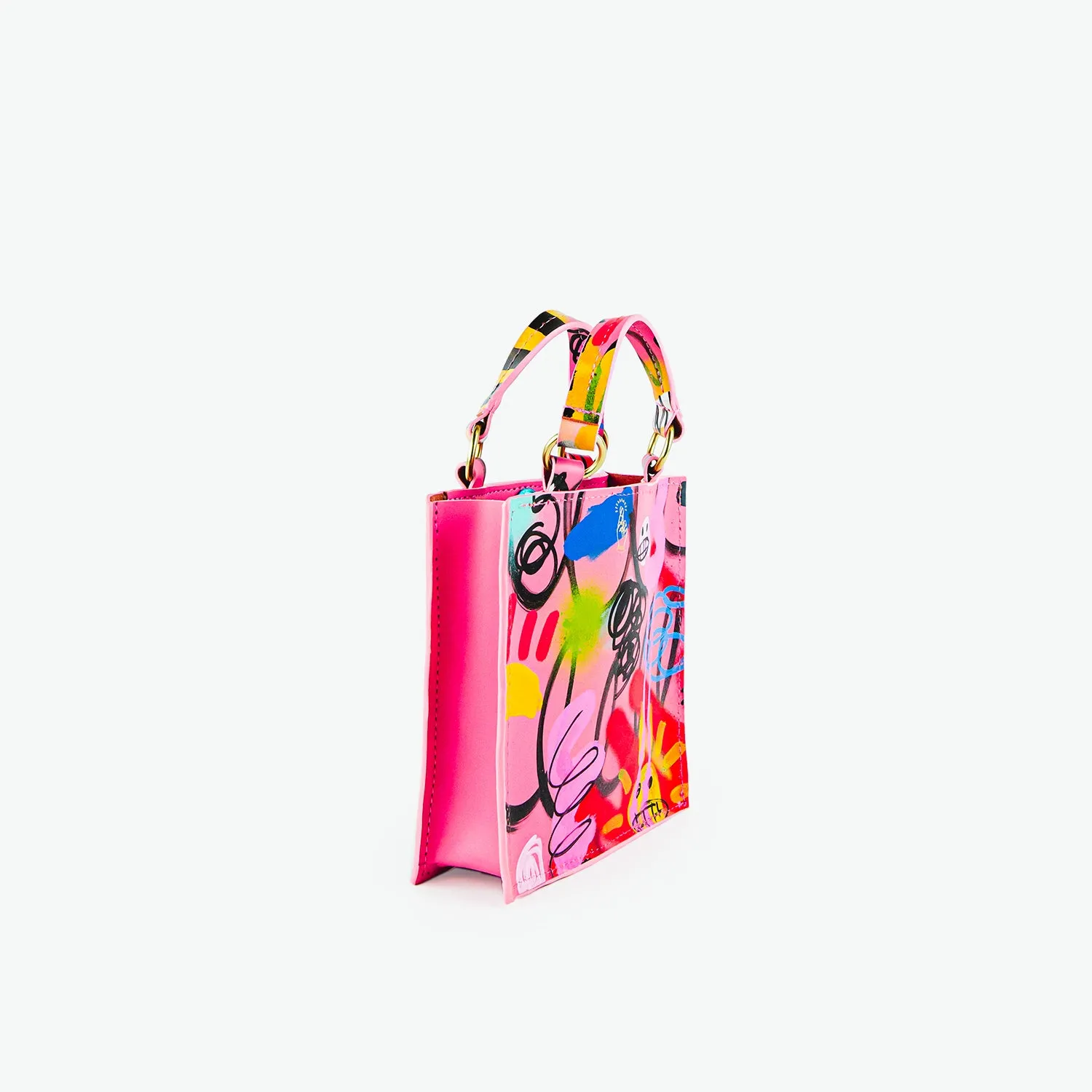 Honeymouth x Where is Frances Mini Zoe Tote - Bubblegum