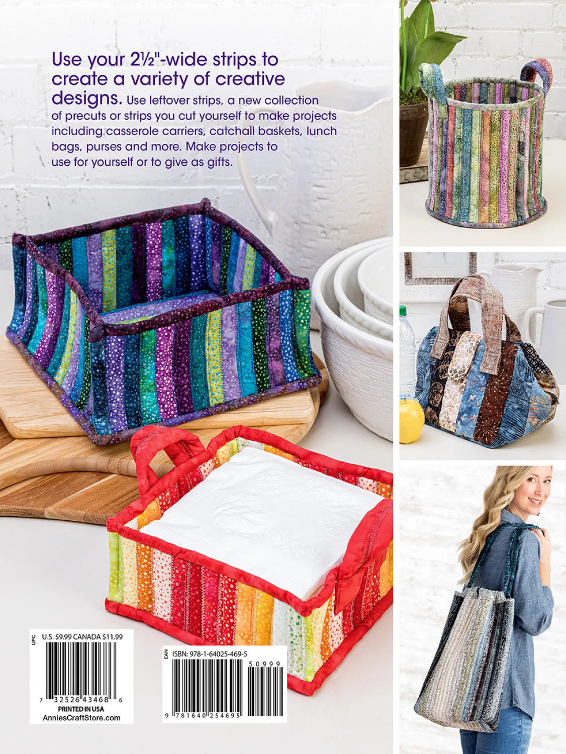 Jelly Roll Baskets & Bags Pattern Book