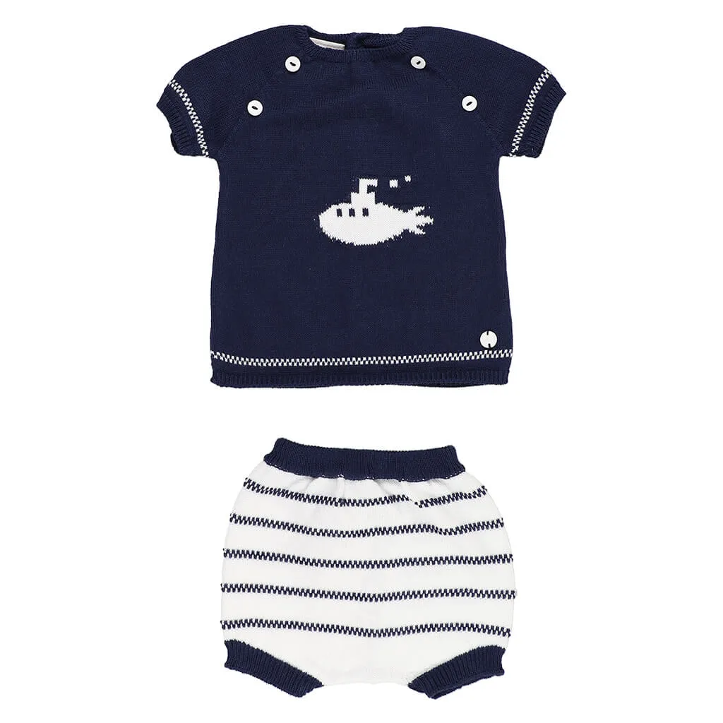 Paz Rodriguez Knit Short Set Submarino