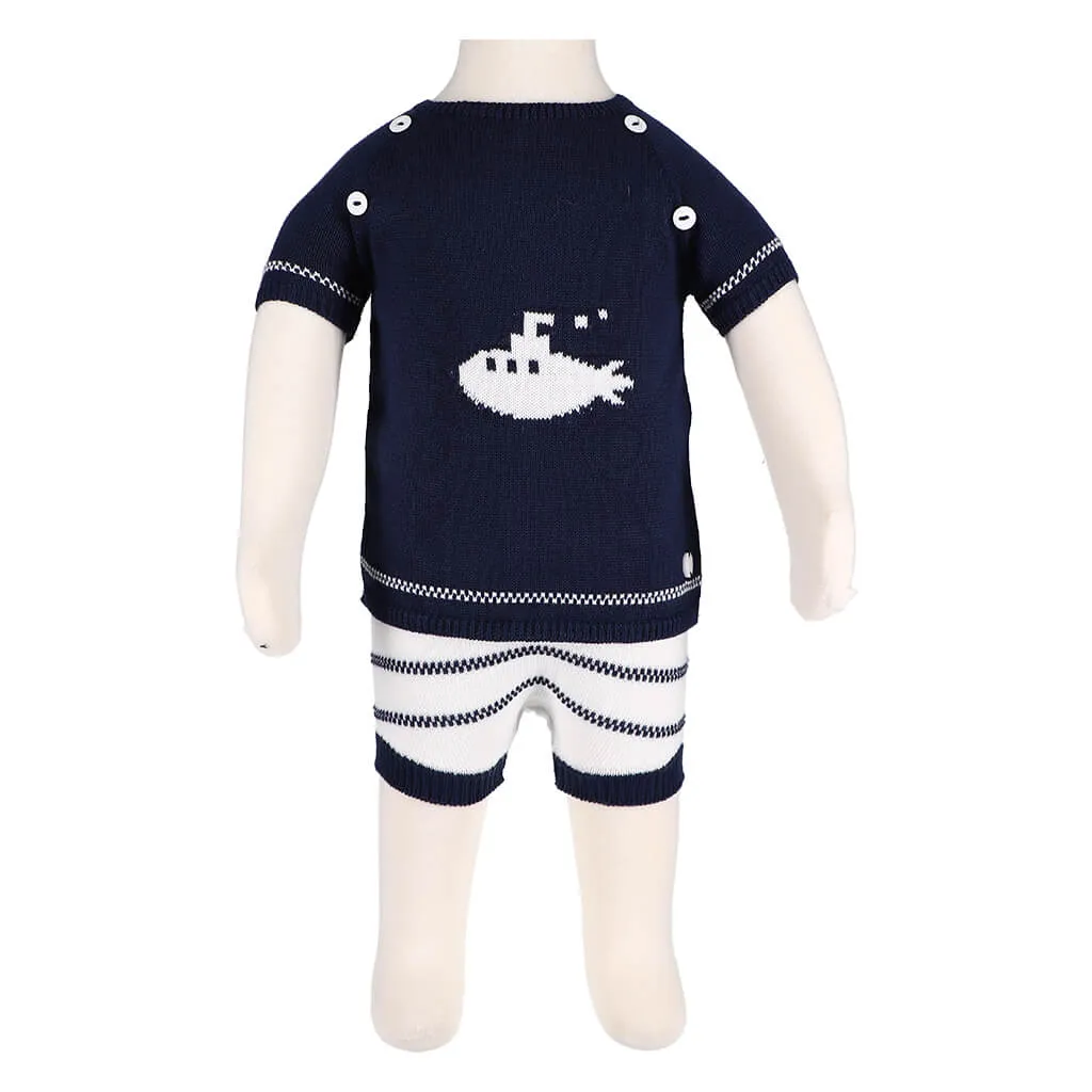 Paz Rodriguez Knit Short Set Submarino