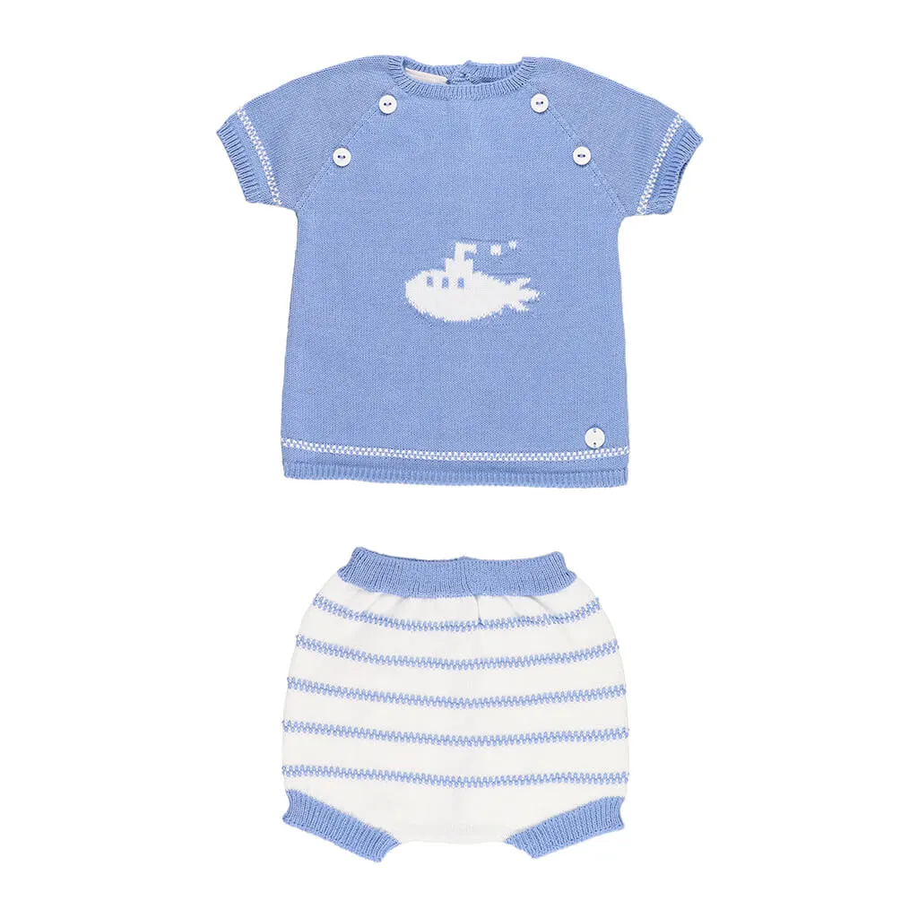 Paz Rodriguez Knit Short Set Submarino