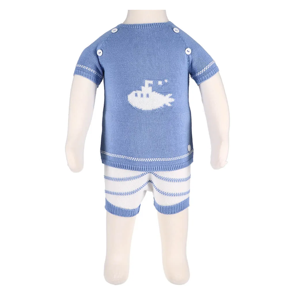 Paz Rodriguez Knit Short Set Submarino
