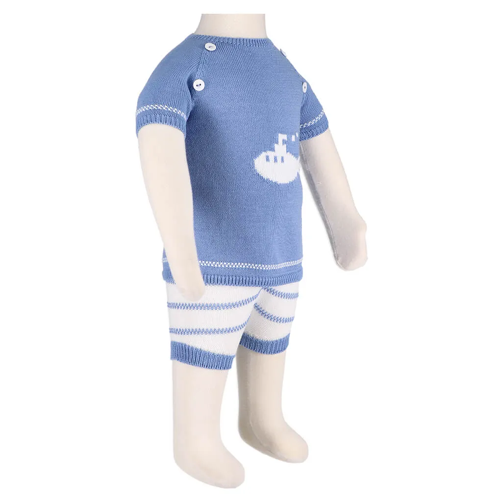 Paz Rodriguez Knit Short Set Submarino
