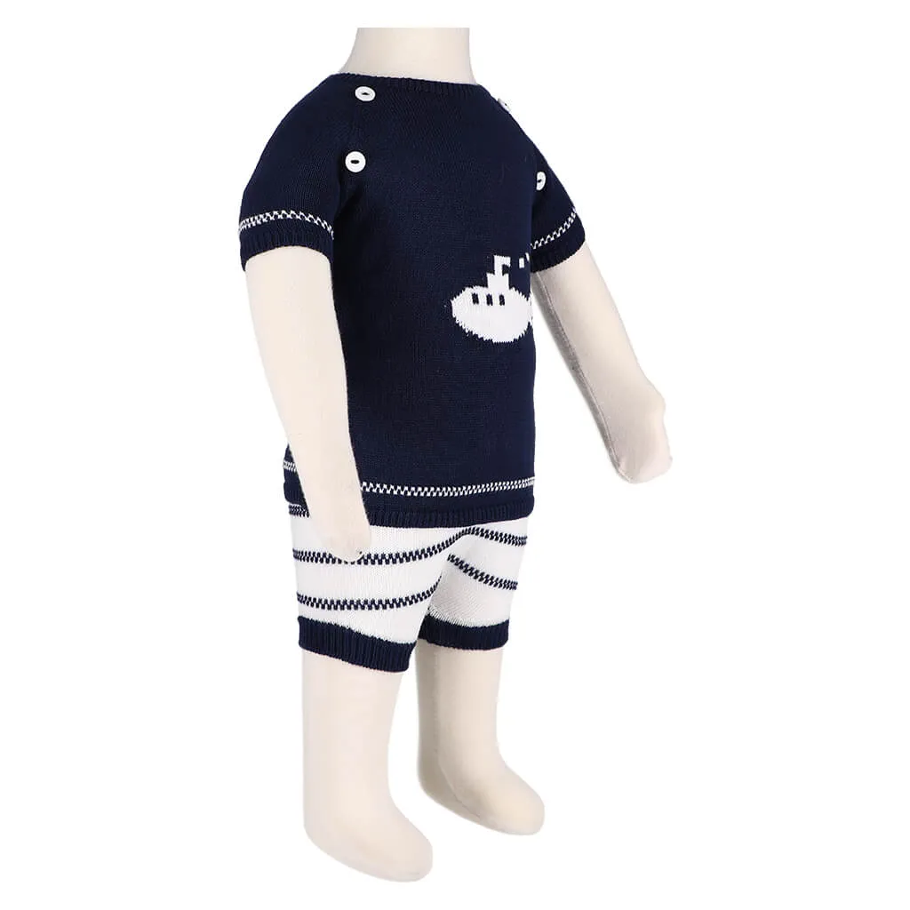 Paz Rodriguez Knit Short Set Submarino