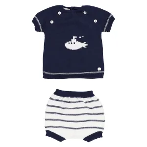 Paz Rodriguez Knit Short Set Submarino