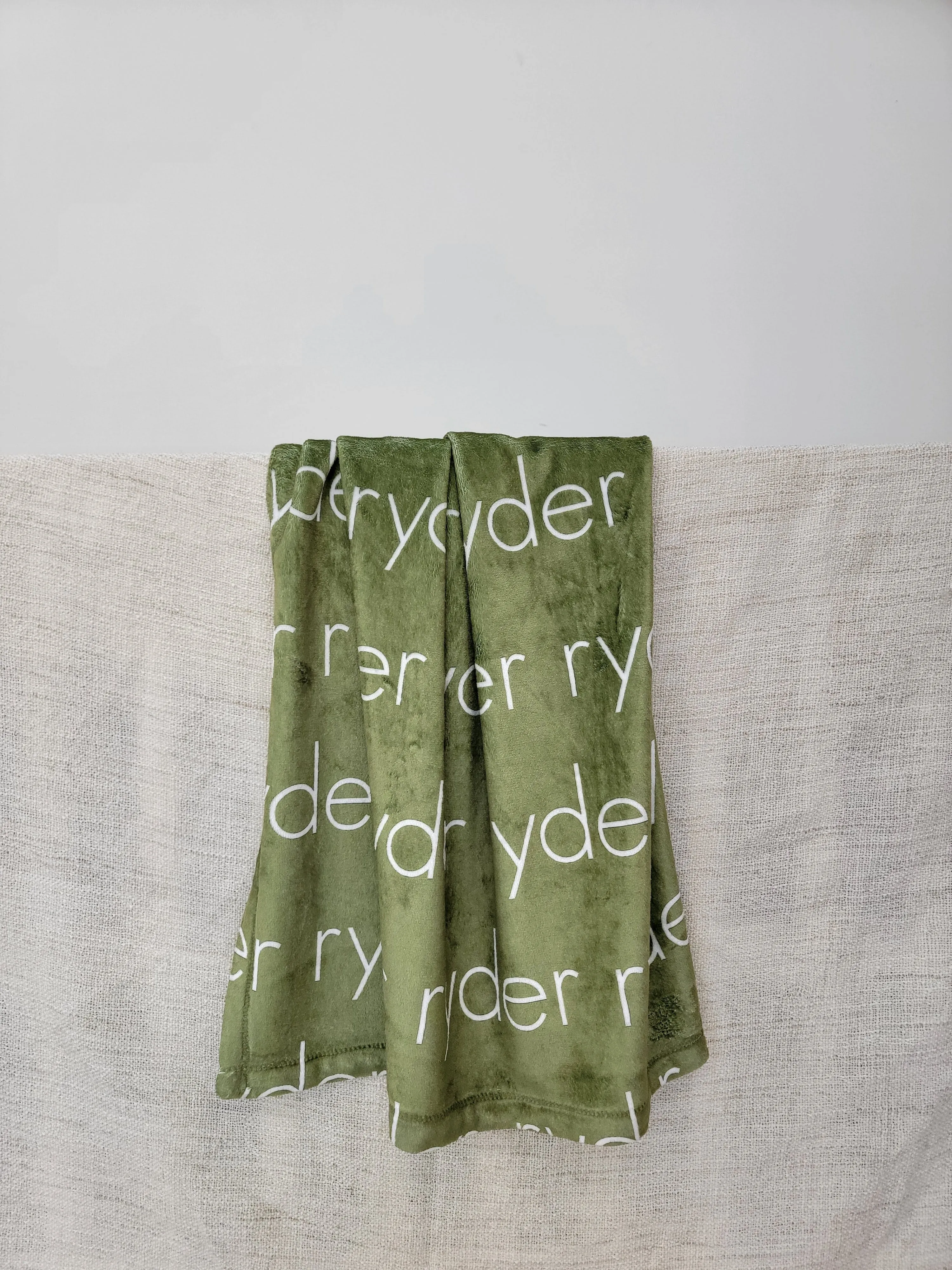 PERSONALIZED NAME BLANKET - LIGHT (BOHO COLOR OPTIONS)