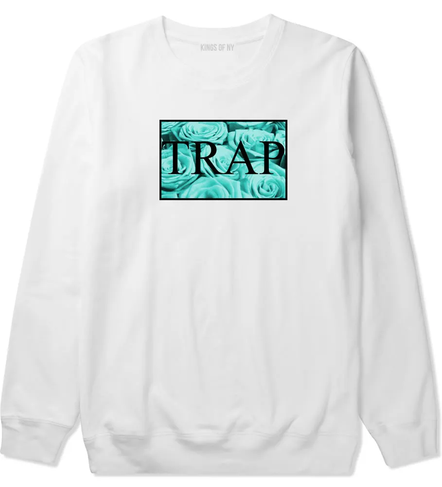 Trap Floral Pattern Crewneck Sweatshirt